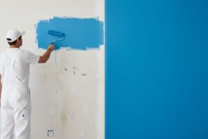 primer paint on wall