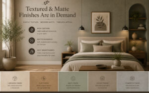 Textured & Matte Finishes Are in Demand