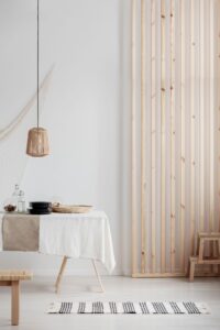 Beige + White