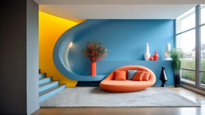 wall colour combination for hall