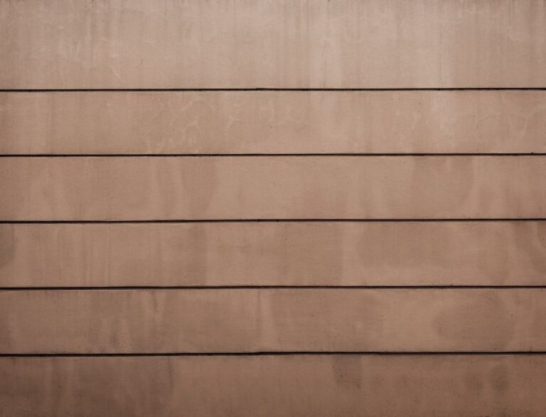Cool grey, beige and wood house exterior