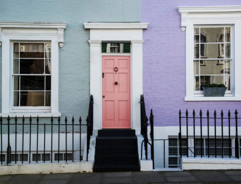 Modern Indian home exterior painted in contemporary wall colours