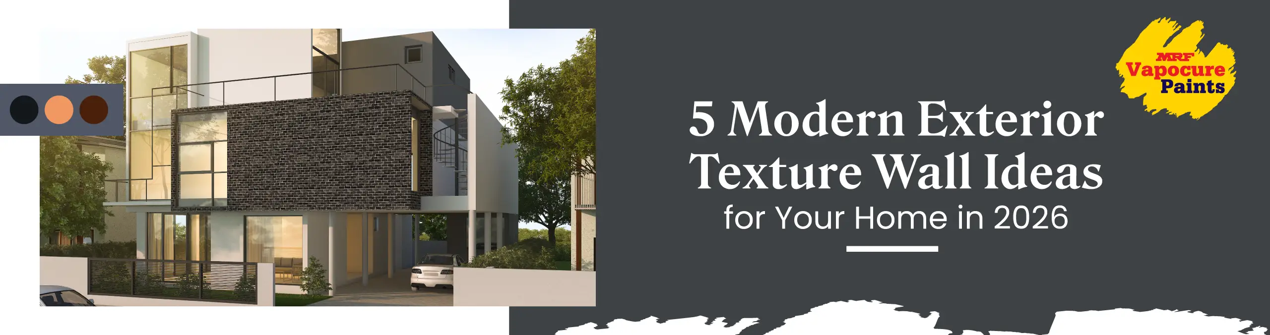 modern exterior texture paint designs