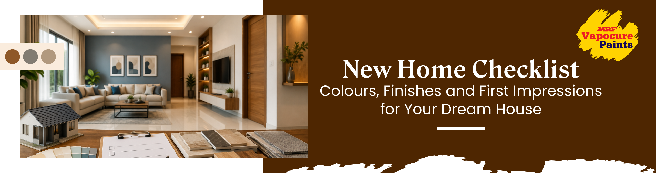 new home paint colour selection checklist