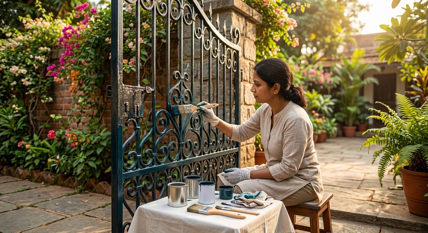 Best paint for iron gate: exterior enamel | 2026