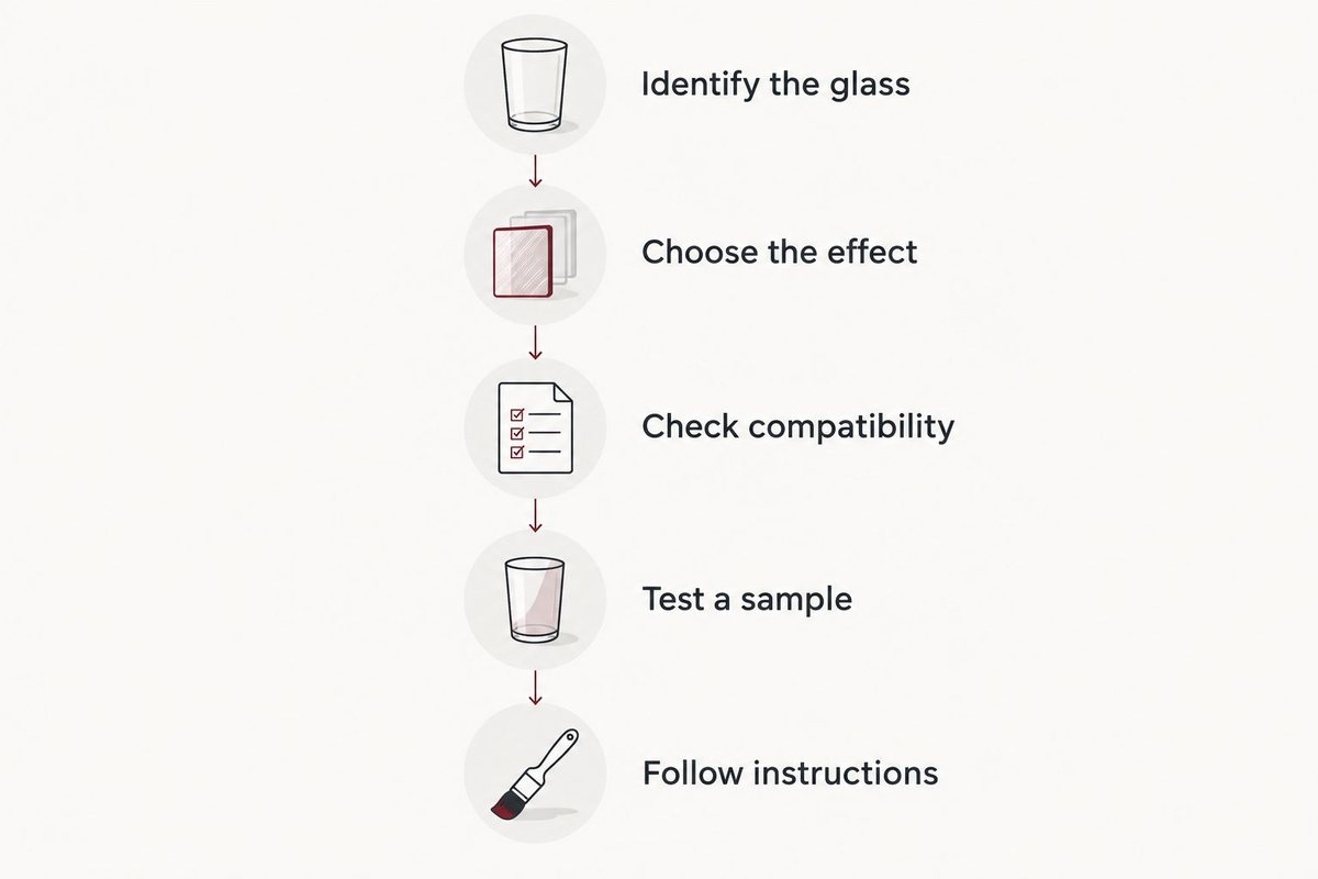 Five steps for choosing and applying a glass coating